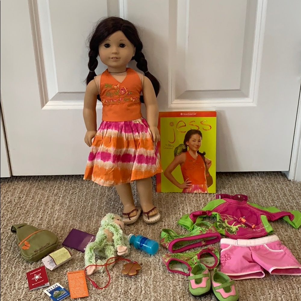 American Girl Jess McConnell and Outfits
